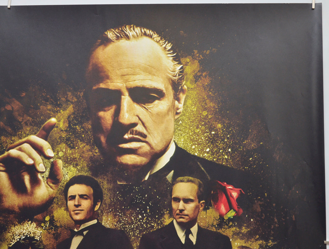 THE GODFATHER (Top Right) Cinema Quad Movie Poster 