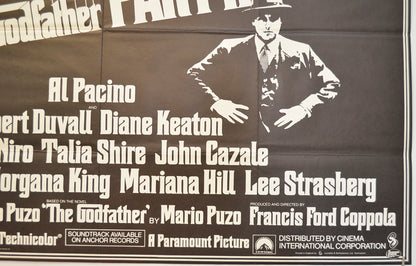 THE GODFATHER PART II (Bottom Right) Cinema Quad Movie Poster 