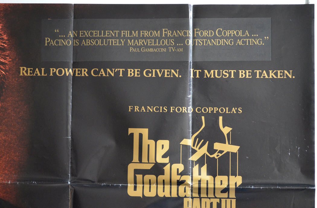 THE GODFATHER PART III (Top Right) Cinema Quad Movie Poster 