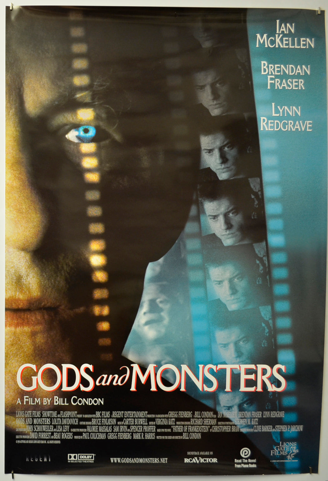 Gods And Monsters  Original One Sheet Poster - Film Poster - Movie Poster