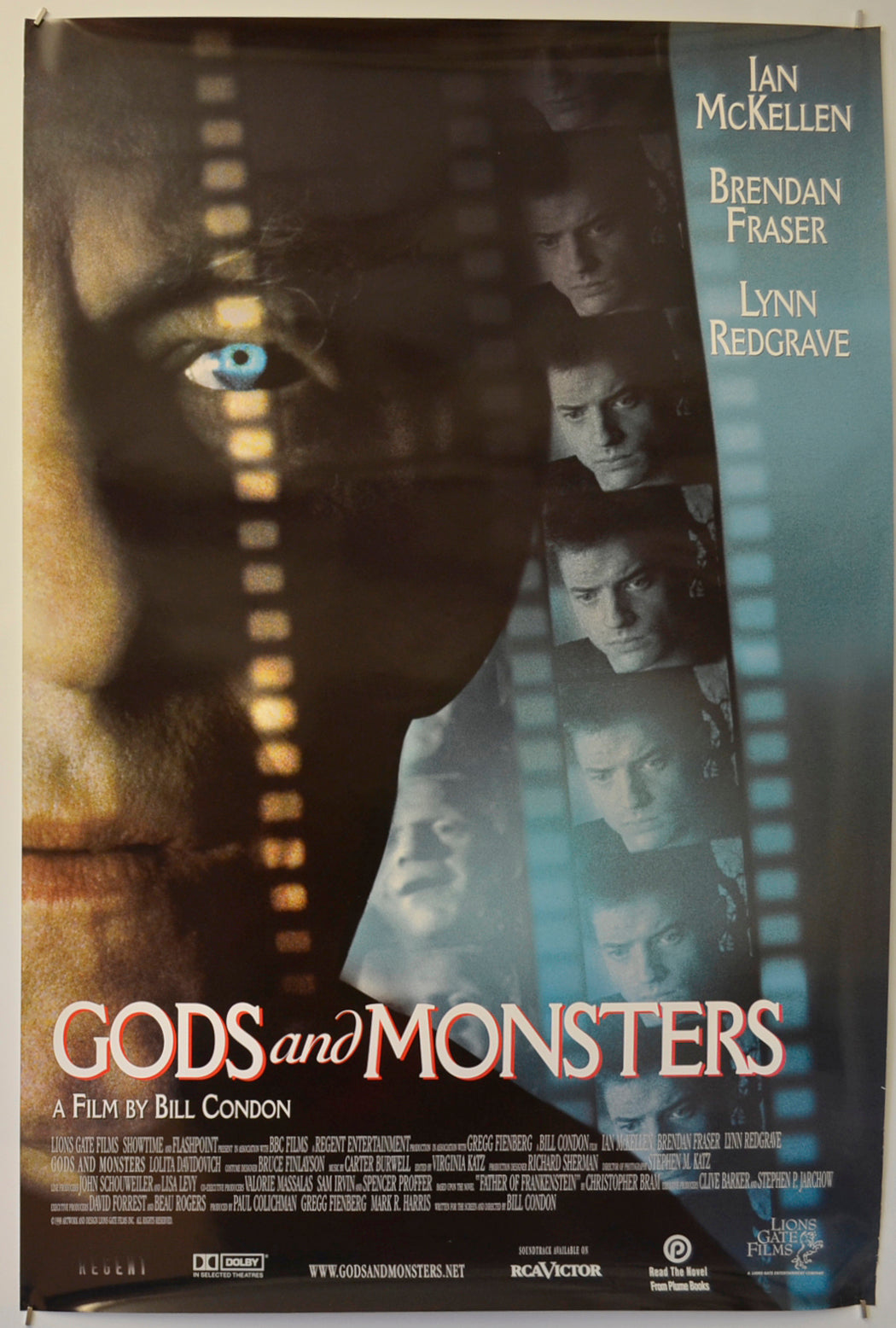 Gods And Monsters Original One Sheet Poster - Film Poster - Movie Poster  