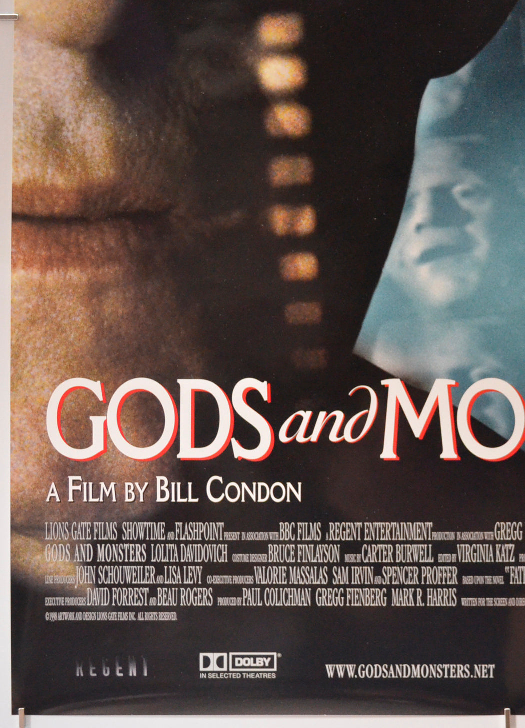 GODS AND MONSTERS (Bottom Left) Cinema One Sheet Movie Poster 