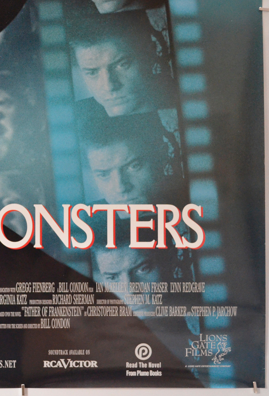 GODS AND MONSTERS (Bottom Right) Cinema One Sheet Movie Poster 