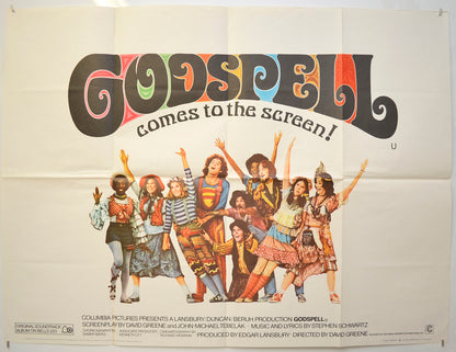 Godspell Original Quad Poster - Film Poster - Movie Poster