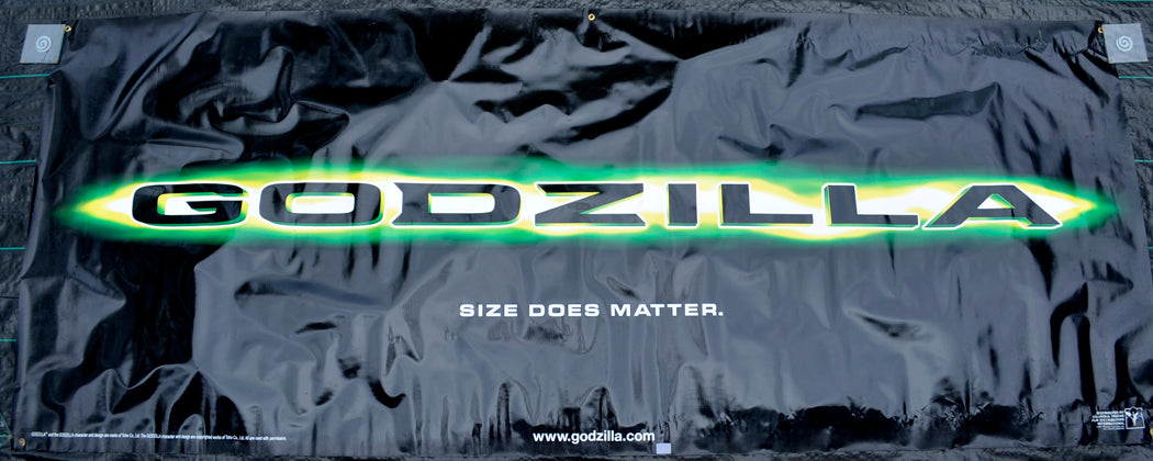 Godzilla - Original Cinema Banner - Film Banner - Movie Banner - Vinyl Banner 