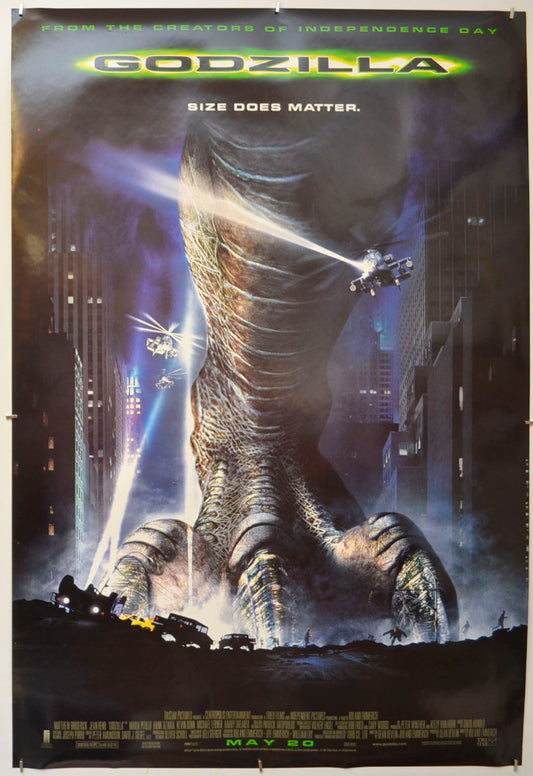 Godzilla Original One Sheet Poster - Film Poster - Movie Poster