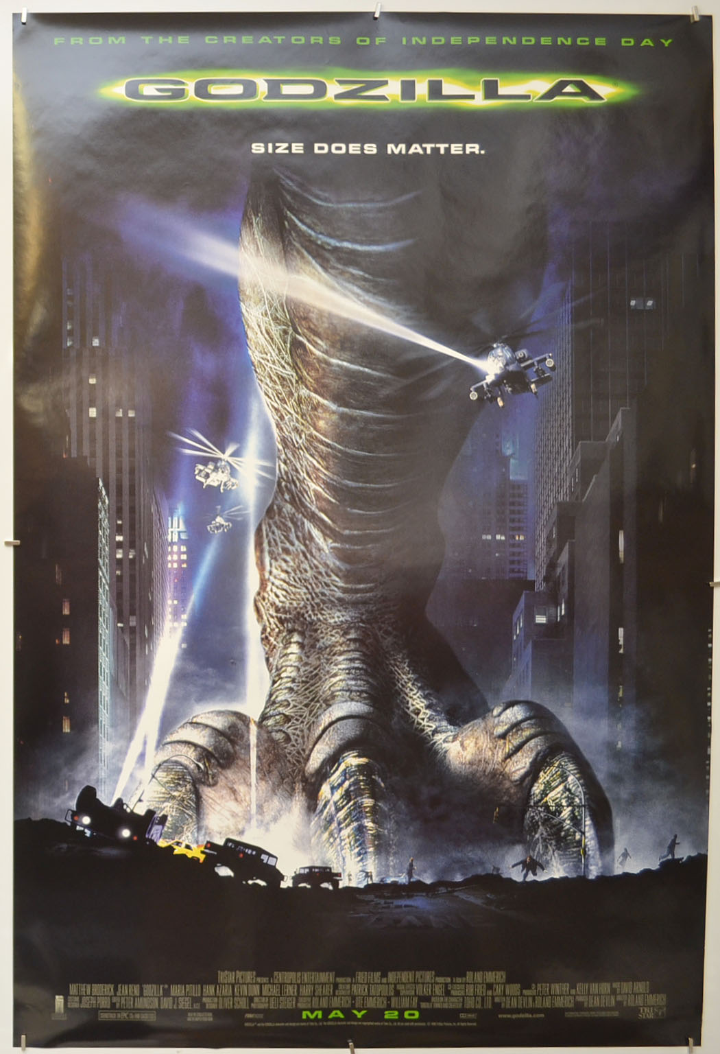 Godzilla Original One Sheet Poster - Film Poster - Movie Poster