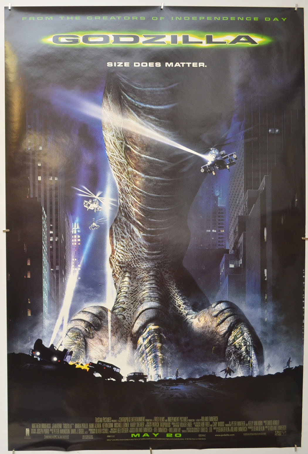 Godzilla Original One Sheet Poster - Film Poster - Movie Poster