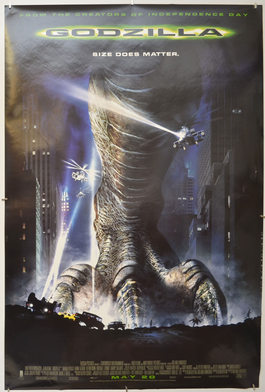 Godzilla Original One Sheet Poster - Film Poster - Movie Poster