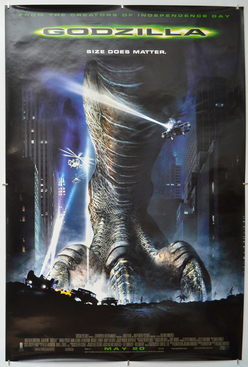 Godzilla - Original One Sheet Poster - Film Poster - Movie Poster