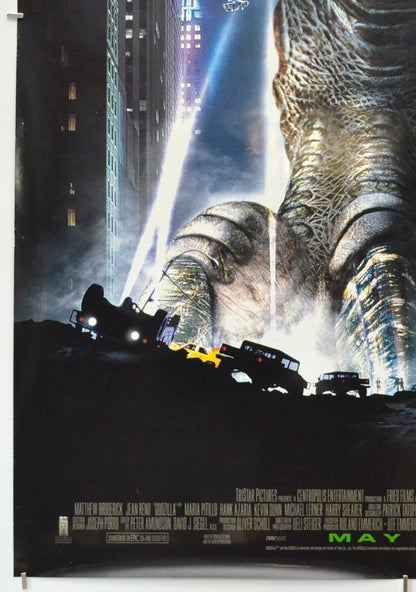 GODZILLA (Bottom Left) Cinema One Sheet Movie Poster 