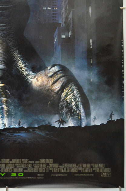 GODZILLA (Bottom Right) Cinema One Sheet Movie Poster 