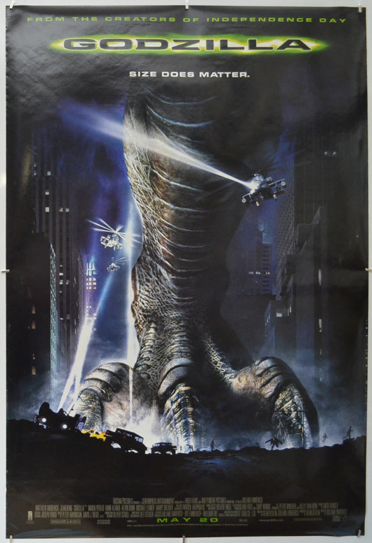 Godzilla - Original One Sheet Poster - Film Poster - Movie Poster