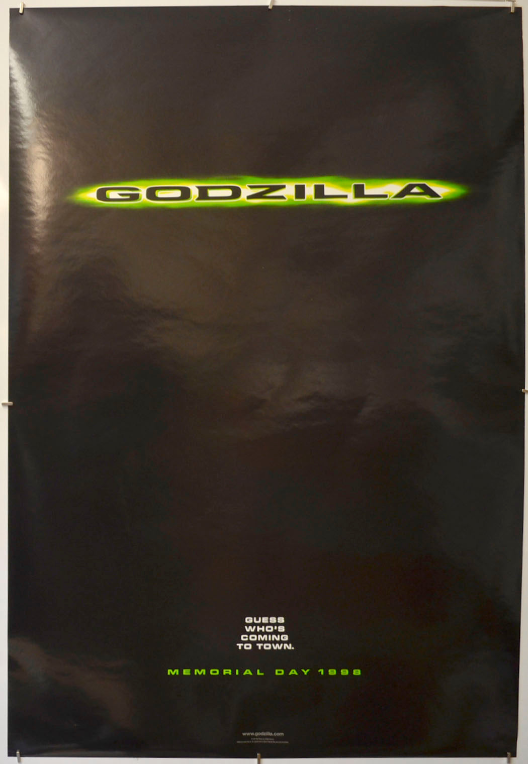 Godzilla (Teaser / Advance Version) Original One Sheet Poster - Film Poster - Movie Poster