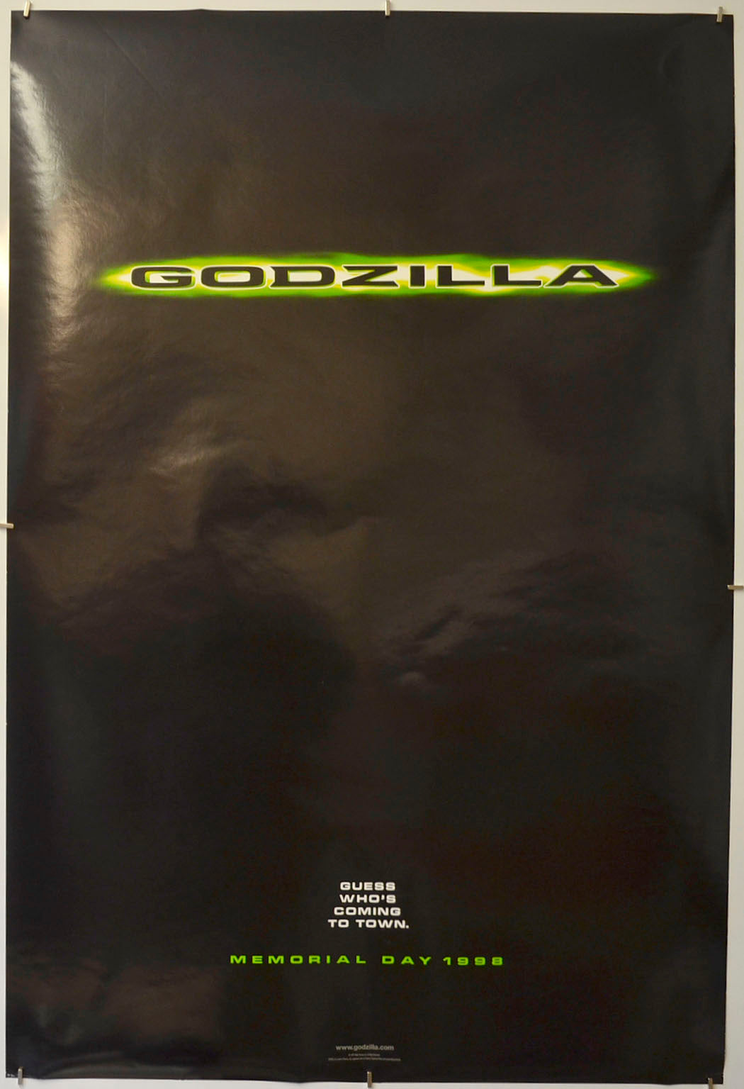 Godzilla (Teaser / Advance Version) Original One Sheet Poster - Film Poster - Movie Poster