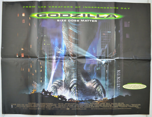 Godzilla Original Quad Poster - Film Poster - Movie Poster  