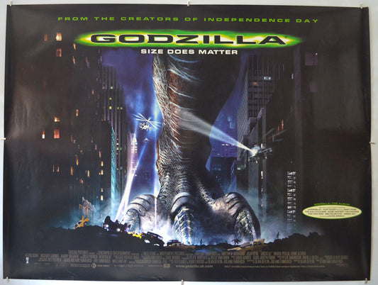 Godzilla Original Quad Poster - Film Poster - Movie Poster  