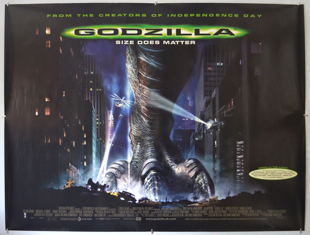 Godzilla Original Quad Poster - Film Poster - Movie Poster  