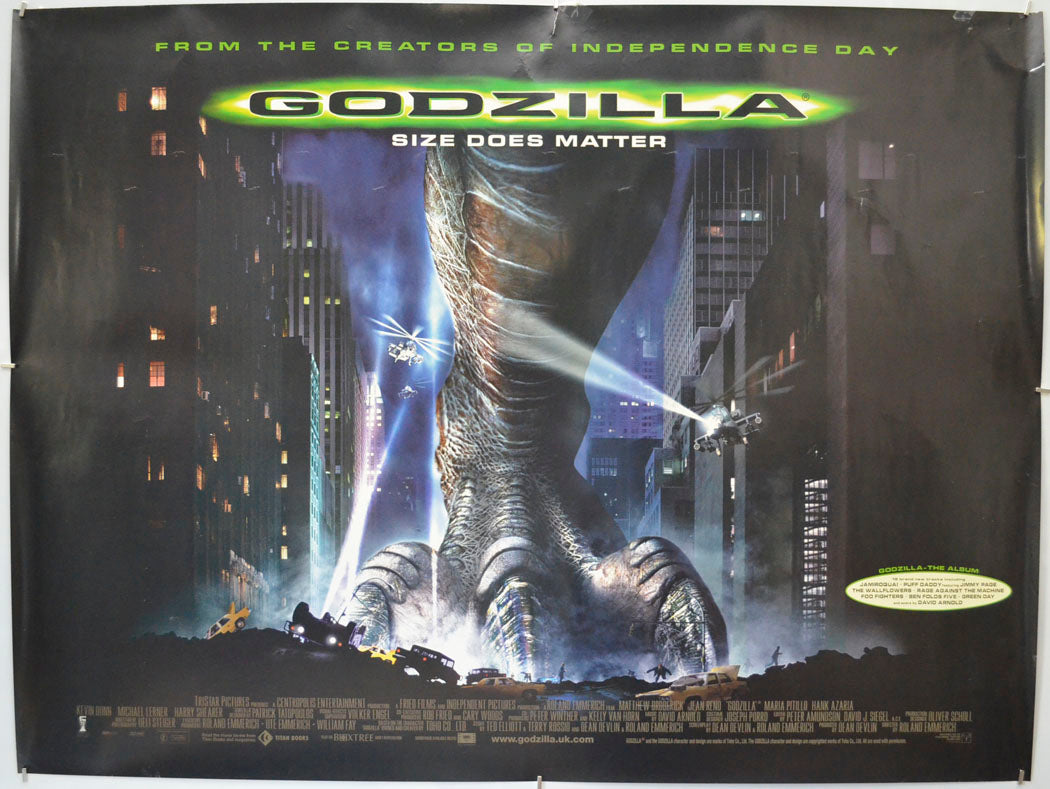 Godzilla Original Quad Poster - Film Poster - Movie Poster