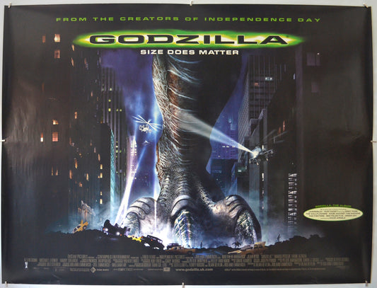 Godzilla Original Quad Poster - Film Poster - Movie Poster  