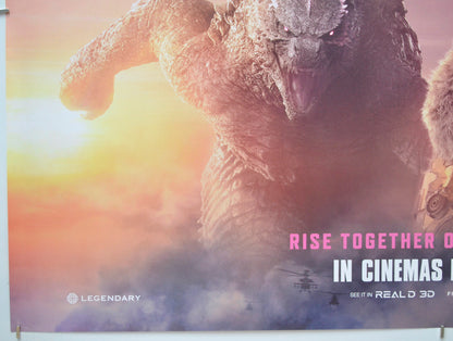 GODZILLA X KONG: THE NEW EMPIRE (Bottom Left) Cinema Quad Movie Poster 