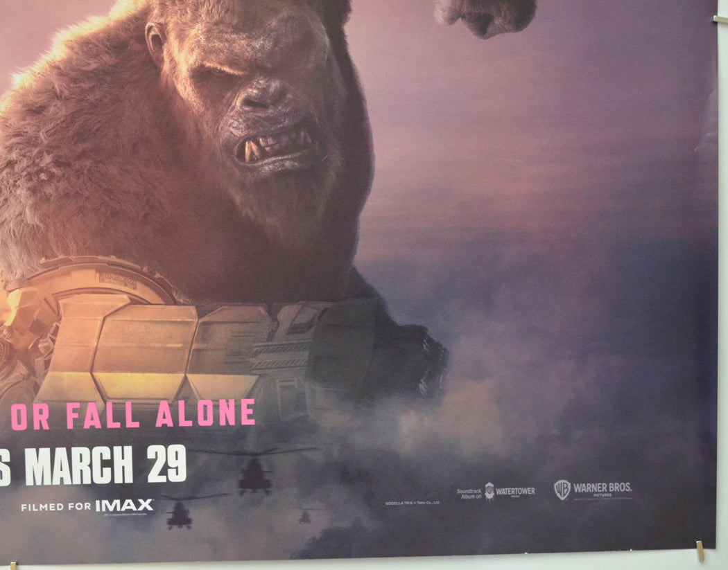 GODZILLA X KONG: THE NEW EMPIRE (Bottom Right) Cinema Quad Movie Poster 