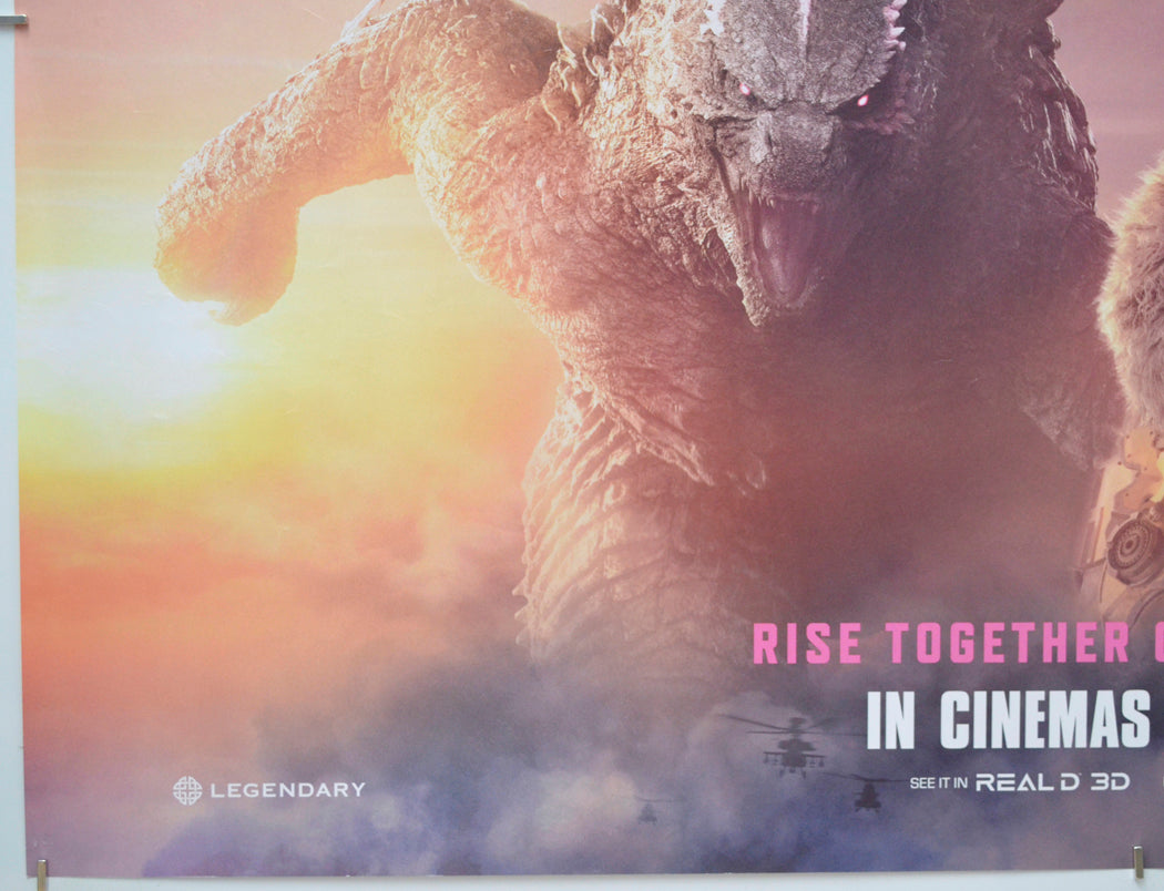 GODZILLA X KONG: THE NEW EMPIRE (Bottom Left) Cinema Quad Movie Poster 