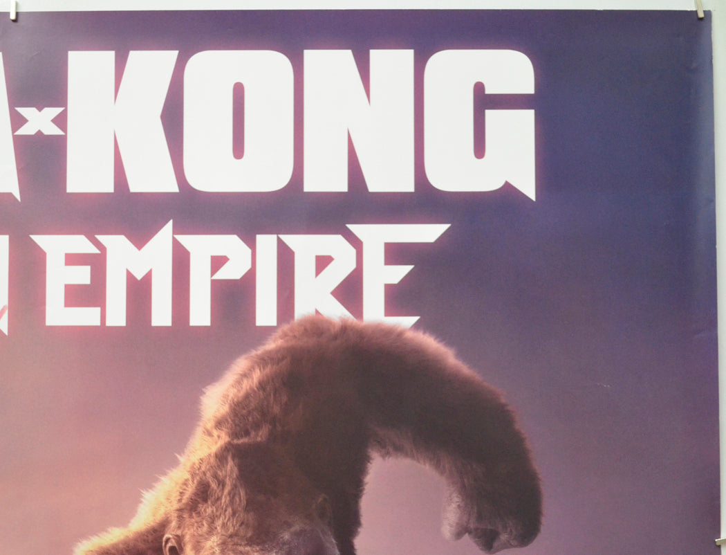 GODZILLA X KONG: THE NEW EMPIRE (Top Right) Cinema Quad Movie Poster 