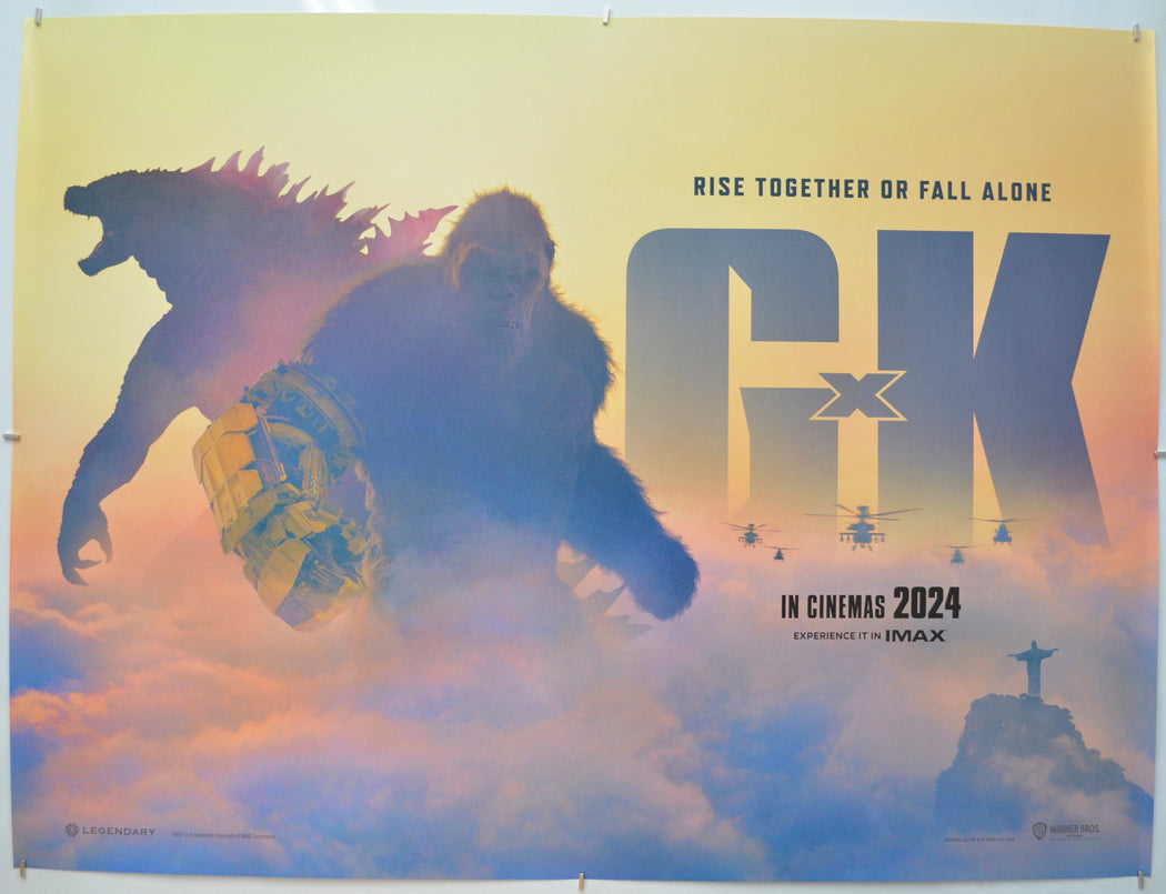 Godzilla x Kong: The New Empire (Teaser / Advance Version) Original Quad Poster - Film Poster - Movie Poster