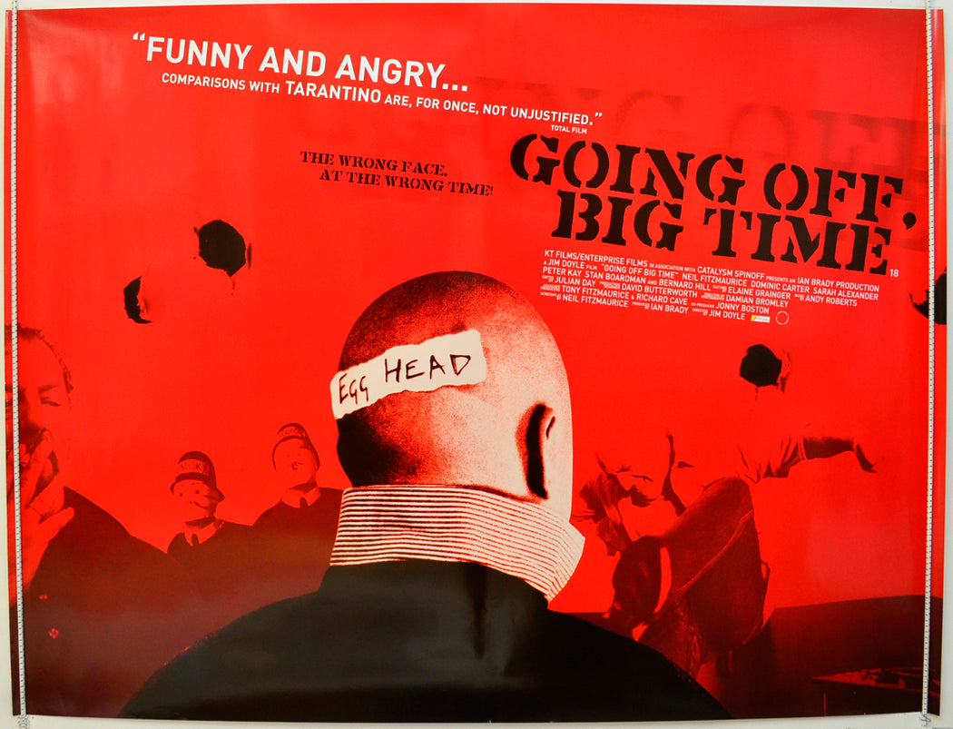 Going Off Big Time Original Quad Poster - Film Poster - Movie Poster  