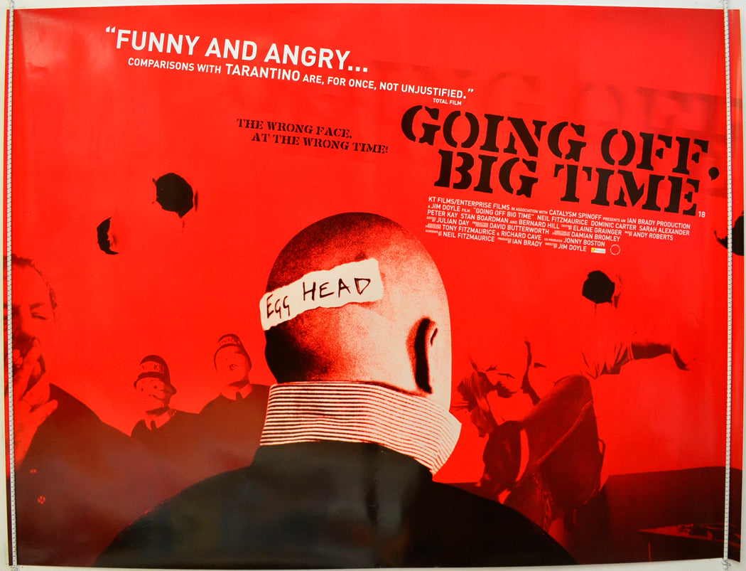 Going Off Big Time Original Quad Poster - Film Poster - Movie Poster  