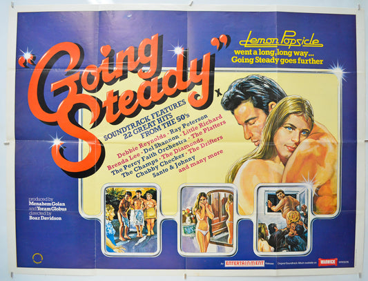 Going Steady (Lemon Popsicle 2) Original Quad Poster - Film Poster - Movie Poster