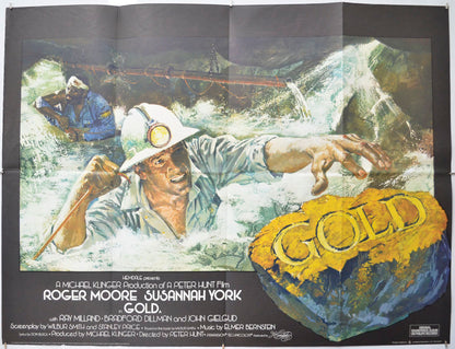 Gold  Original Quad Poster - Film Poster - Movie Poster