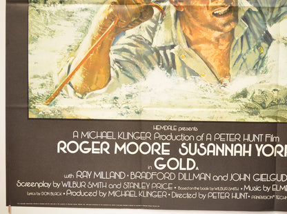 GOLD (Bottom Left) Cinema Quad Movie Poster 