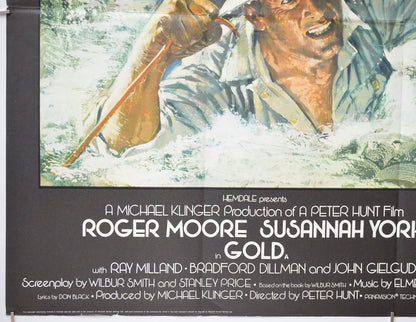 GOLD (Bottom Left) Cinema Quad Movie Poster 