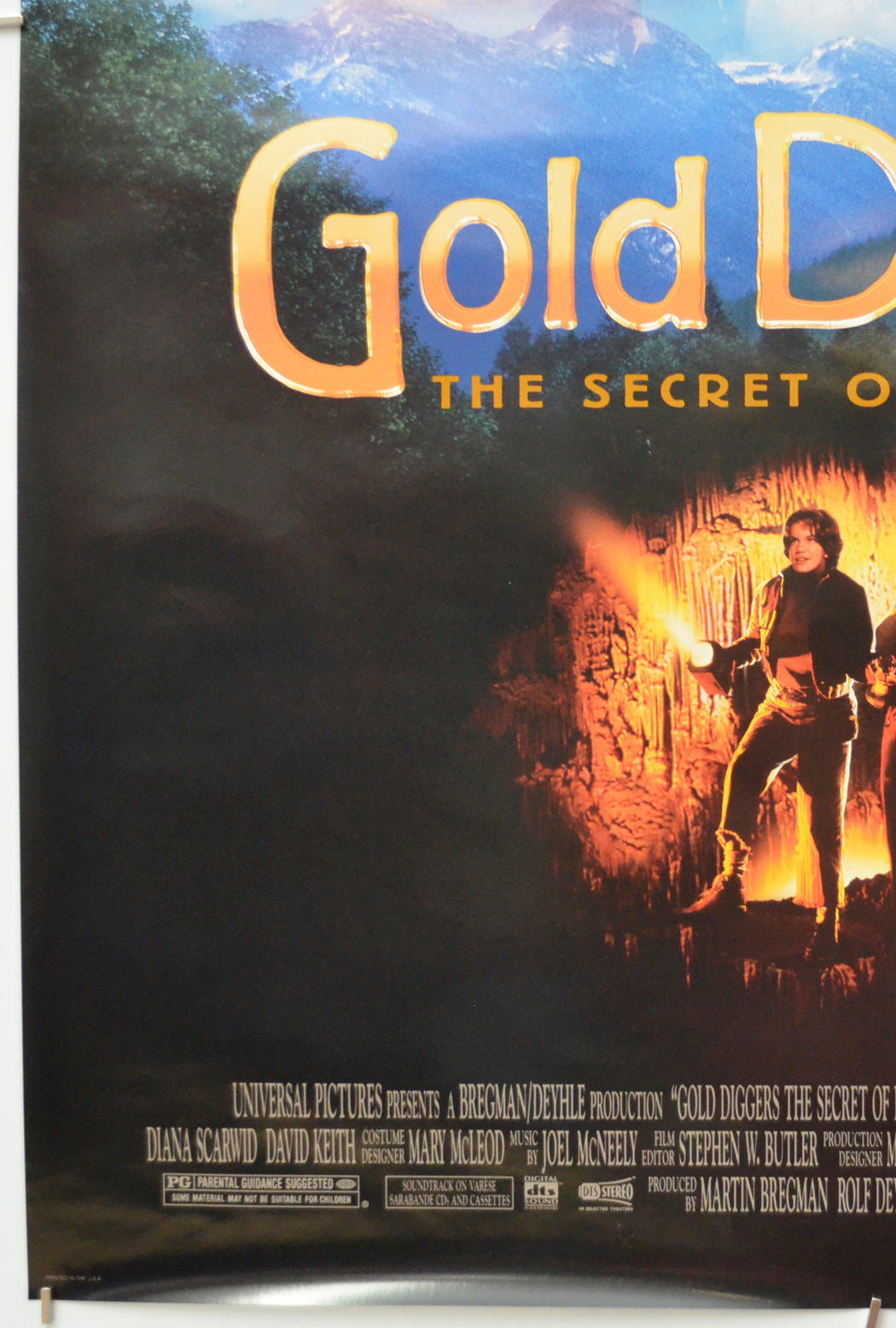 GOLD DIGGERS: THE SECRET OF BEAR MOUNTAIN (Bottom Left) Cinema One Sheet Movie Poster 