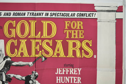 GOLD FOR THE CAESARS (Top Right) Cinema Quad Movie Poster 