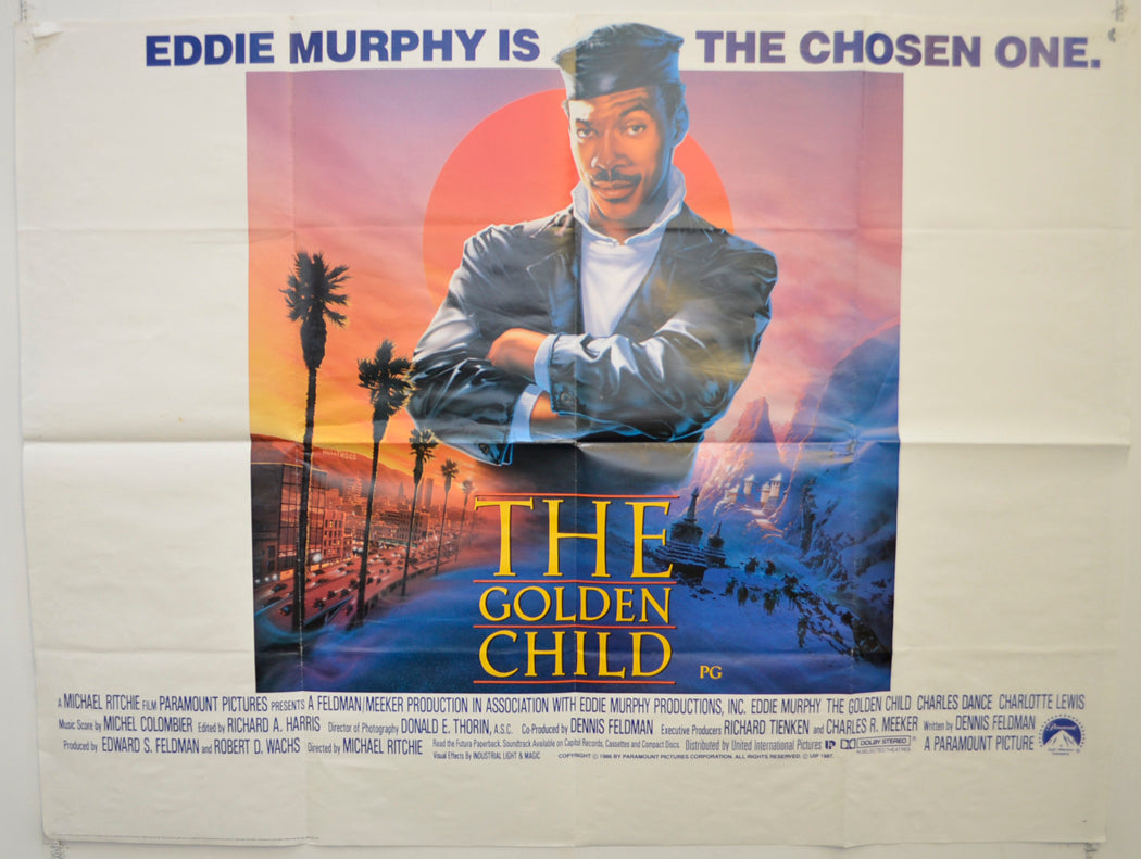 The Golden Child  Original British Quad Poster - Film Poster - Movie Poster 