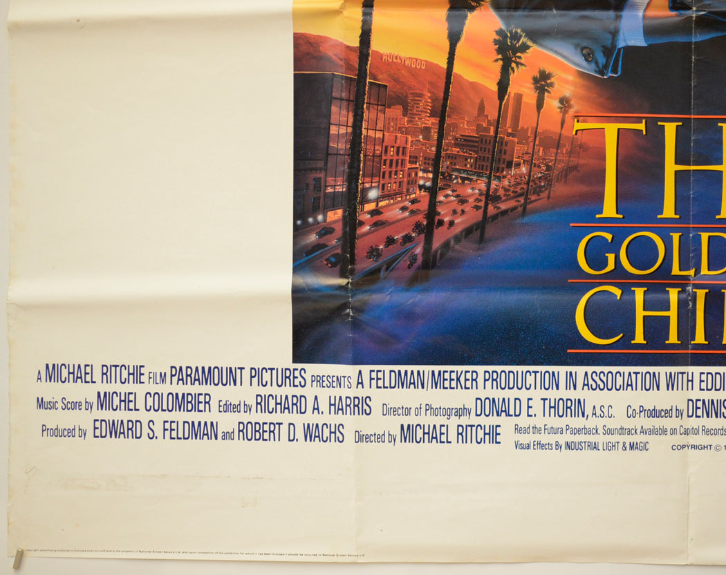 THE GOLDEN CHILD (Bottom Left) Cinema Quad Movie Poster 