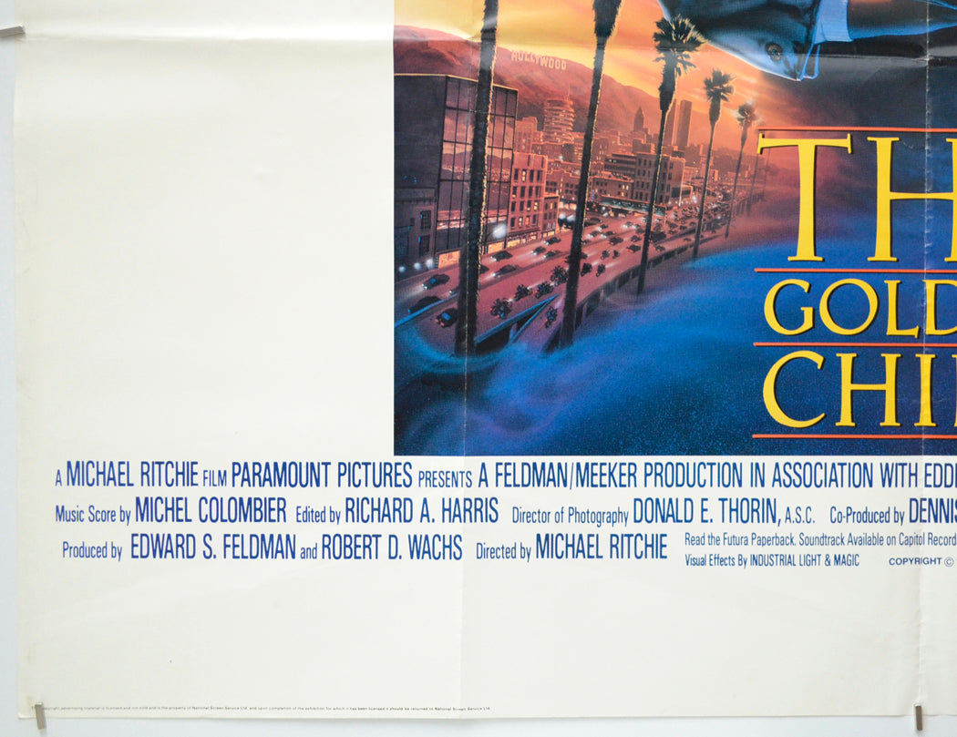 THE GOLDEN CHILD (Bottom Left) Cinema Quad Movie Poster 