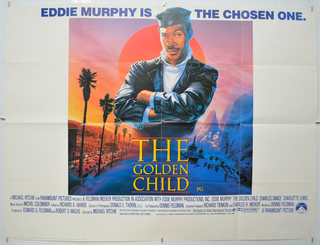 The Golden Child Original Quad Poster - Film Poster - Movie Poster