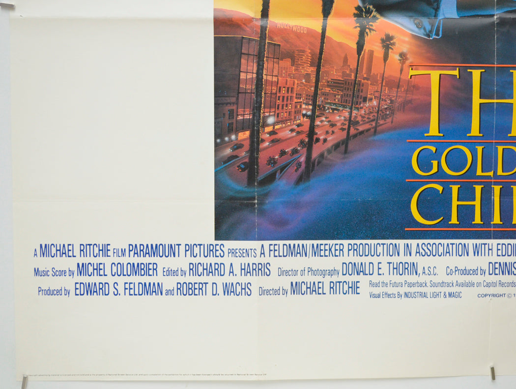 THE GOLDEN CHILD (Bottom Left) Cinema Quad Movie Poster 