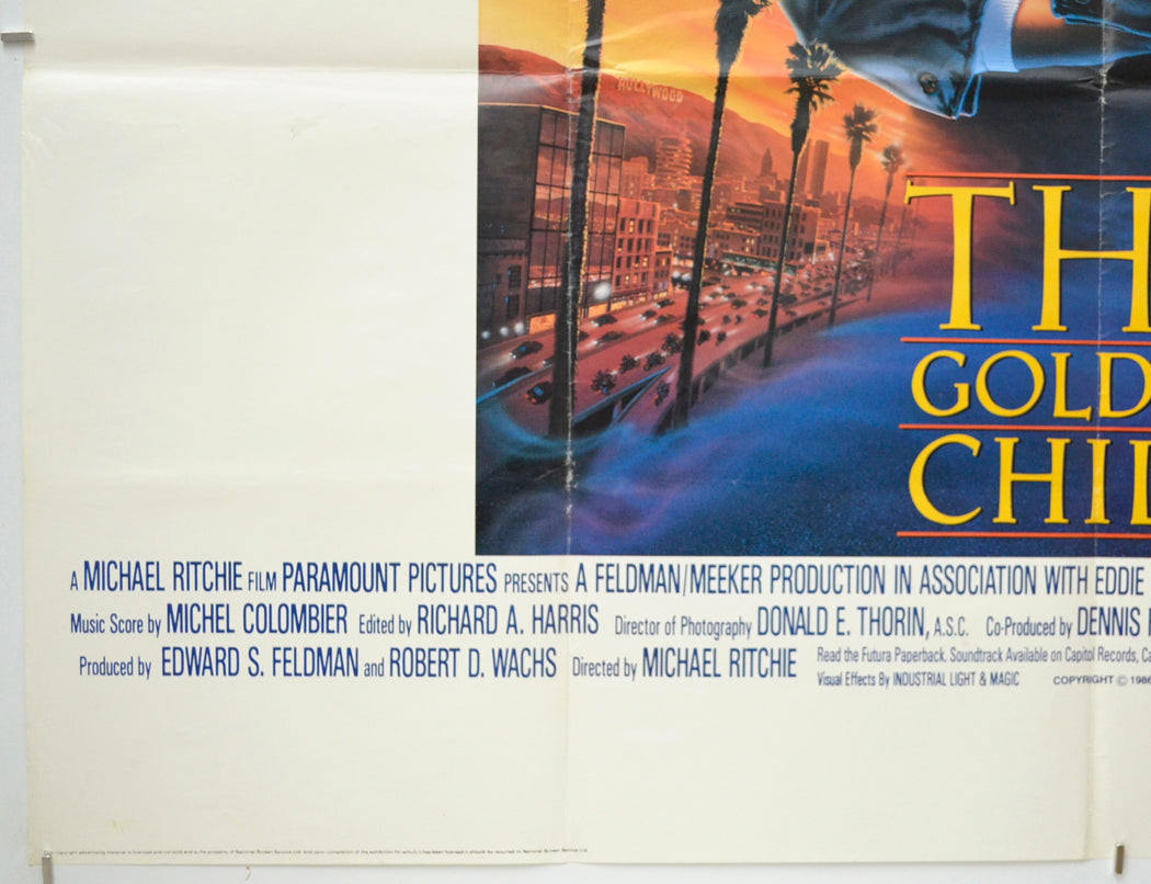 THE GOLDEN CHILD (Bottom Left) Cinema Quad Movie Poster 