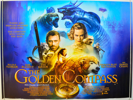 The Golden Compass  Original British Quad Poster - Film Poster - Movie Poster