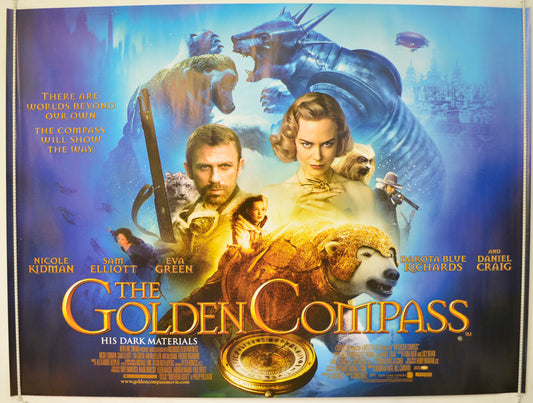 The Golden Compass   Original Quad Poster - Film Poster - Movie Poster 