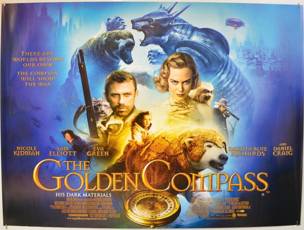 The Golden Compass  Original Quad Poster - Film Poster - Movie Poster