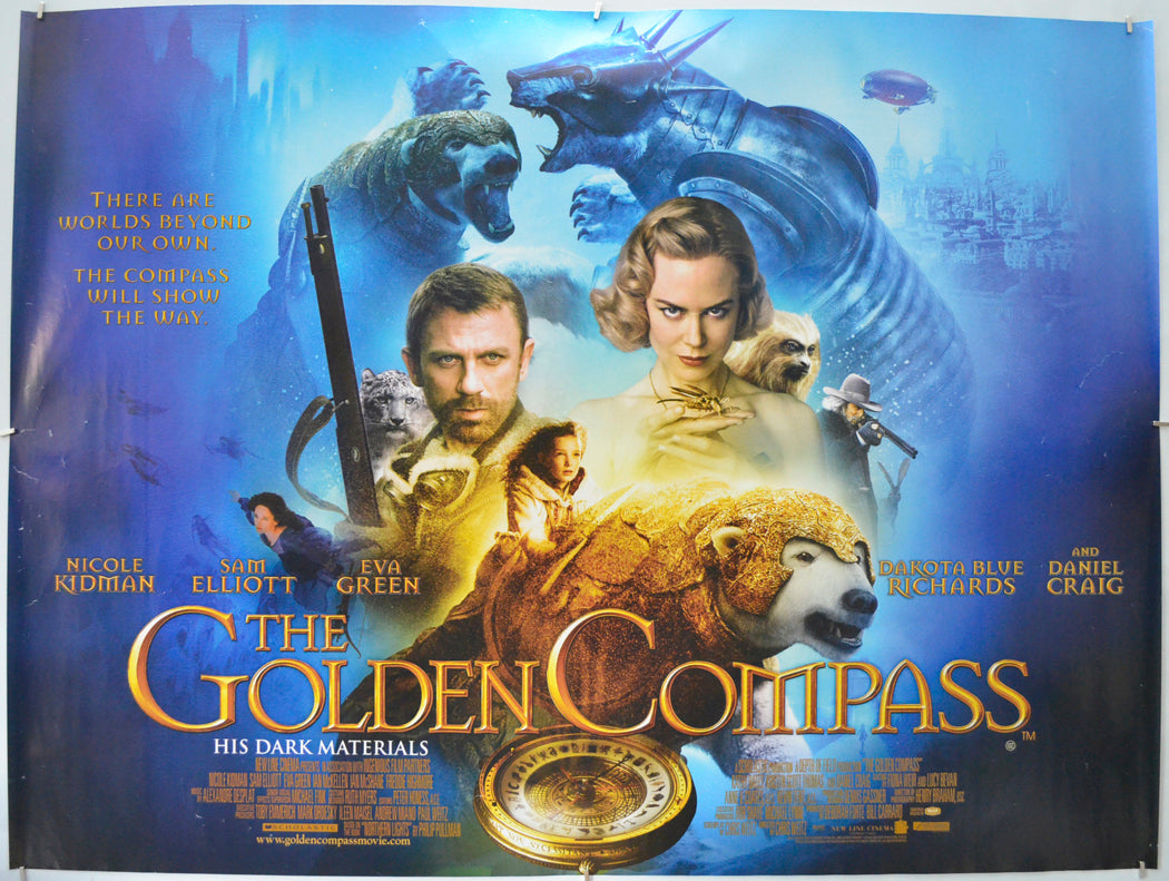 The Golden Compass Original Quad Poster - Film Poster - Movie Poster  