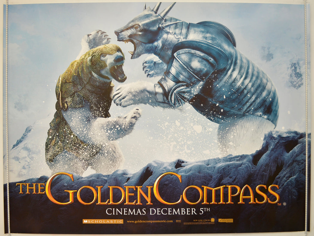 The Golden Compass  (Teaser / Advance Version 2)  Original Quad Poster - Film Poster - Movie Poster 