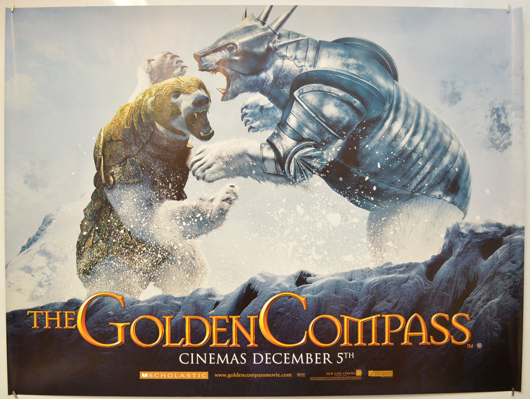 The Golden Compass  (Teaser / Advance Version 2) Original Quad Poster - Film Poster - Movie Poster