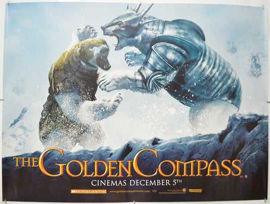 The Golden Compass (Teaser / Advance Version 2) Original Quad Poster - Film Poster - Movie Poster  